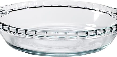 Anchor Hocking 81214L11 Oven Basics 9.5-Inch Deep Pie Plate, Clear, 1 Piece